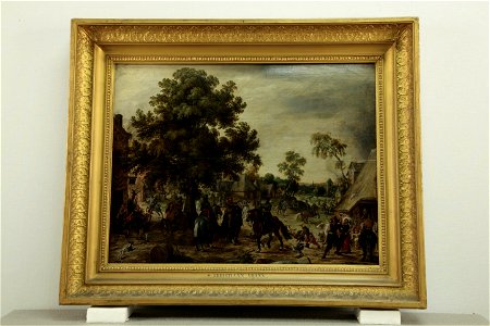 Sebastiaan Vrancx - Plundering van een dorp - 1937 (OK) - Museum Boijmans Van Beuningen