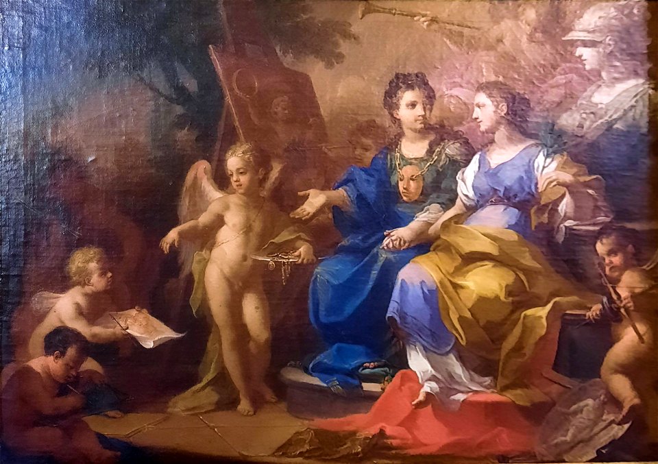 Sebastiano Conca - Allegoria della Pittura e della Scultura