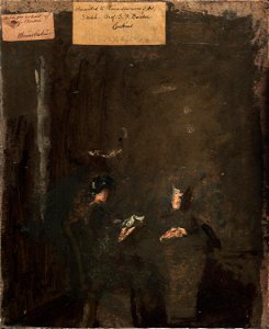 Seated figures