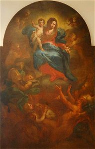 Sebastiano Conca, Madonna col Bambino e anime purganti (1749)