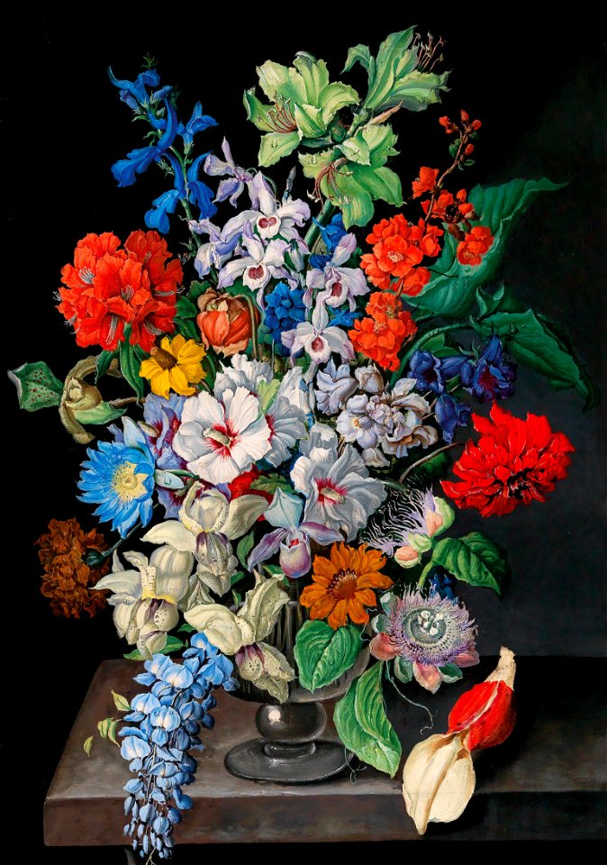 Sebastian Wegmayr - A large bouquet of flowers