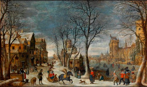 Sebastiaen Vrancx - An Allegory of Winter