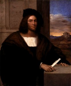 Sebastiano del Piombo - Portrait of a Man - WGA21118. Free illustration for personal and commercial use.