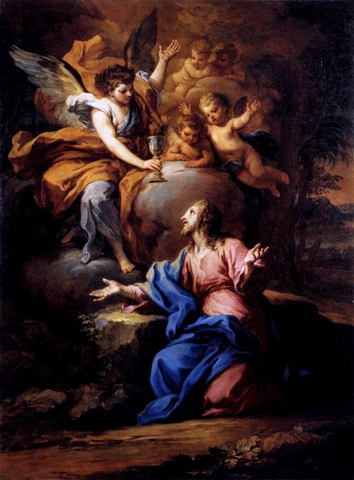 Sebastiano Conca - Christ in the Garden of Gethsemane - WGA05175