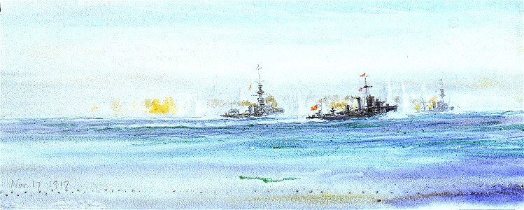 Second Battle of the Heligoland Bight, 17 November 1917 RMG PW1770