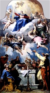 Sebastiano Ricci - The Assumption - WGA19440. Free illustration for personal and commercial use.