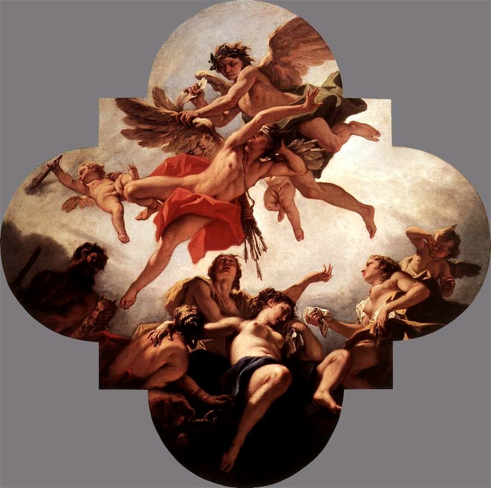 Sebastiano Ricci - The Punishment of Cupid - WGA19424