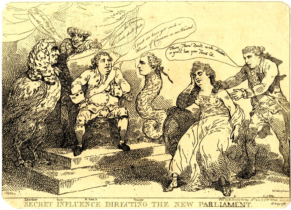 Secret influence directing the new p-l-t. (BM 1868,0808.5306)