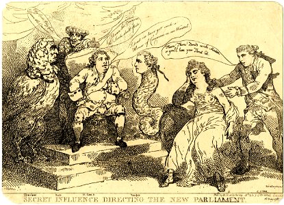 Secret influence directing the new p-l-t. (BM 1868,0808.5306)
