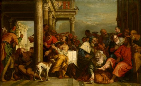 Sebastiano Ricci (Belluno 1659-Venice 1734) - The Feast in the House of Simon - RCIN 404767 - Royal Collection