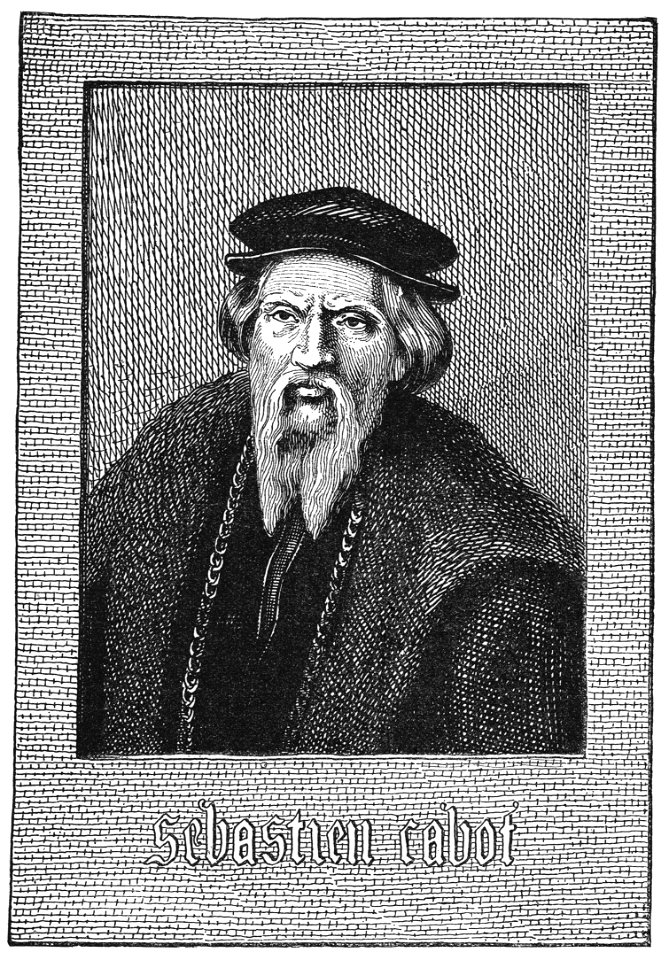Sebastian Cabot 1882 engraving