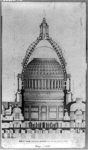 Section through dome of U.S. Capitol LCCN2009631412