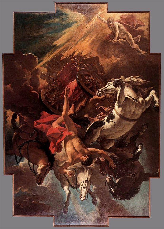 Sebastiano Ricci - Fall of Phaeton - WGA19423