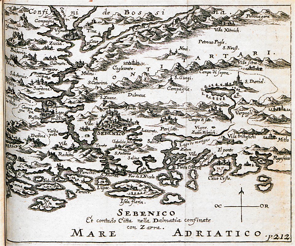 Sebenico - Sandrart Jacob Von - 1687