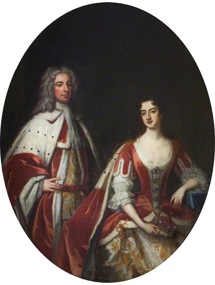 Enoch Seeman the younger (c.1694-1745) - Thomas Howard (1682–1725), 7th Baron Howard of Effingham and His Wife, Mary Wentworth (d.1718), Lady Howard of Effingham - 653148 - National Trust