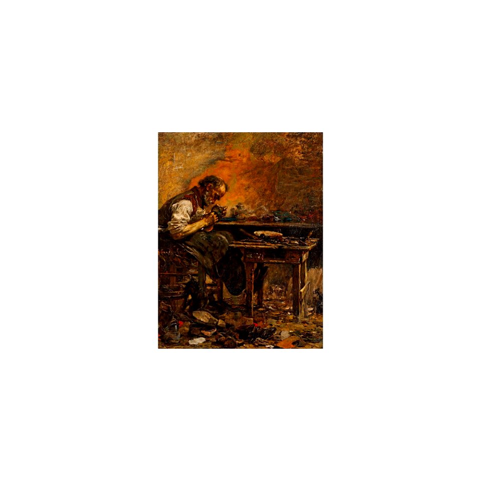 Segantini - IL CIABATTINO THE COBBLER, lot.30