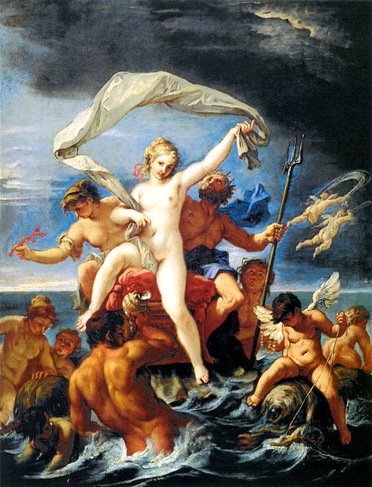 Sebastiano Ricci - Neptune and Amphitrite - WGA19413