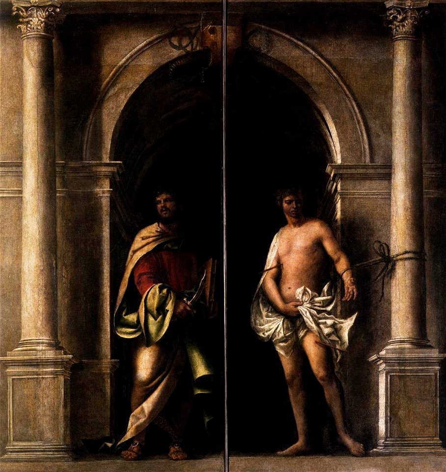 Sebastiano del piombo, ante d'organo 01