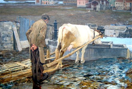 Segantini Schneeschmelze 1888