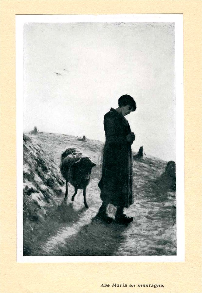 Segantini - Pastorella con pecora, Collezione privata, Milano