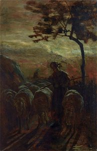 Segantini - Effeto di luna, 1882, 6158445