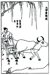 Seeding machine - technology from the time of the Ming dynasty