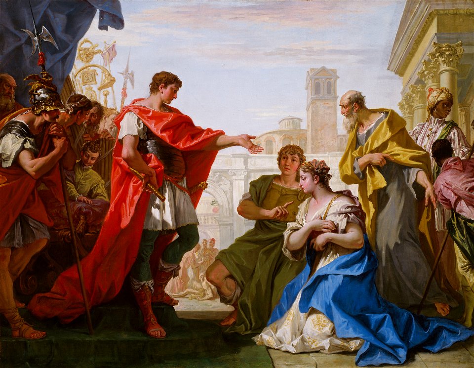 Sebastiano Ricci - The Continence of Scipio - 1970.106 - Art Institute of Chicago