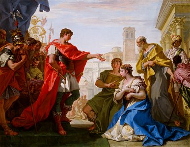 Sebastiano Ricci - The Continence of Scipio - 1970.106 - Art Institute of Chicago