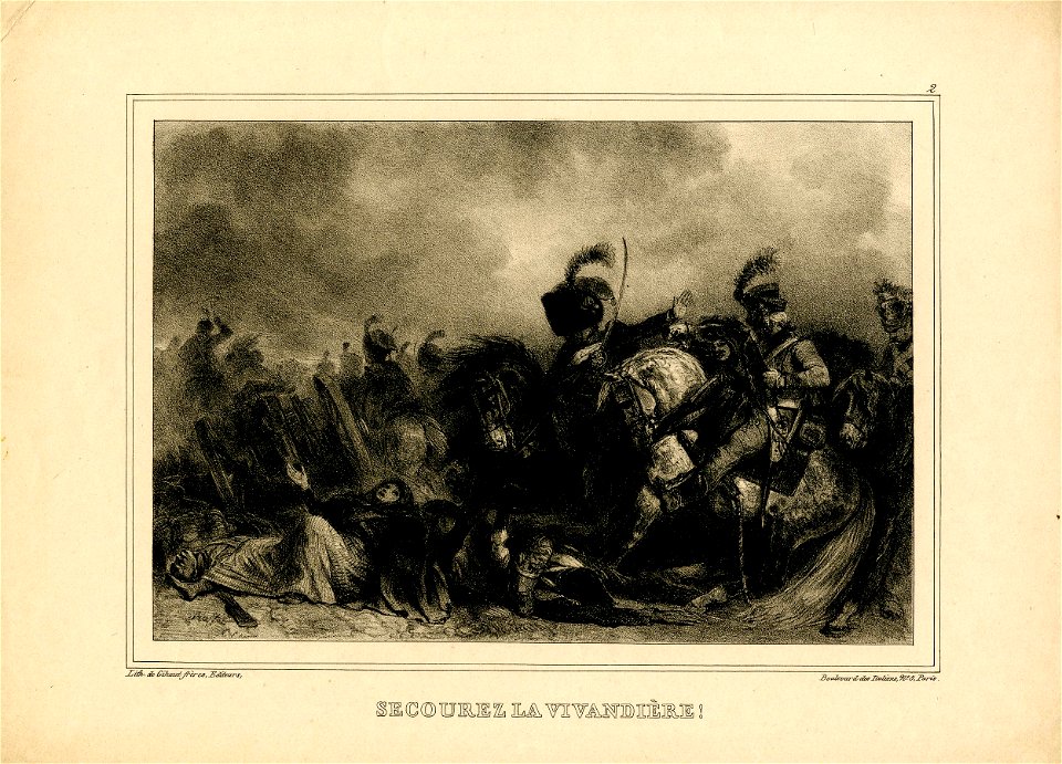 Secourez la vivandière! (BM 1863,0725.434)