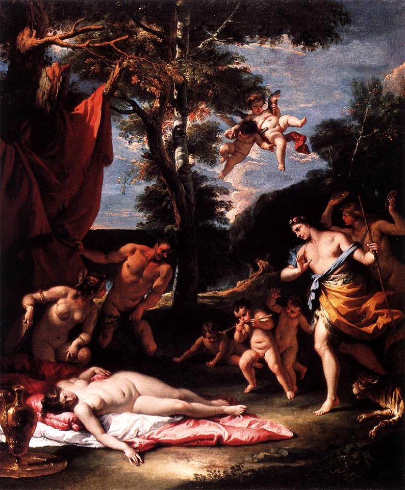 Sebastiano Ricci - The Meeting of Bacchus and Ariadne - WGA19437