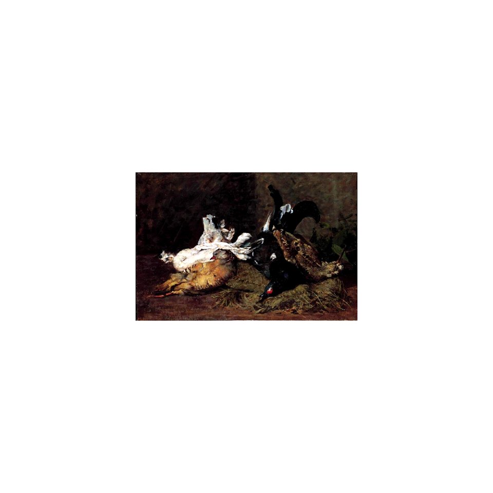Segantini - NATURA MORTA CON CACCIAGIONE, 1880 - 1881, lot.82