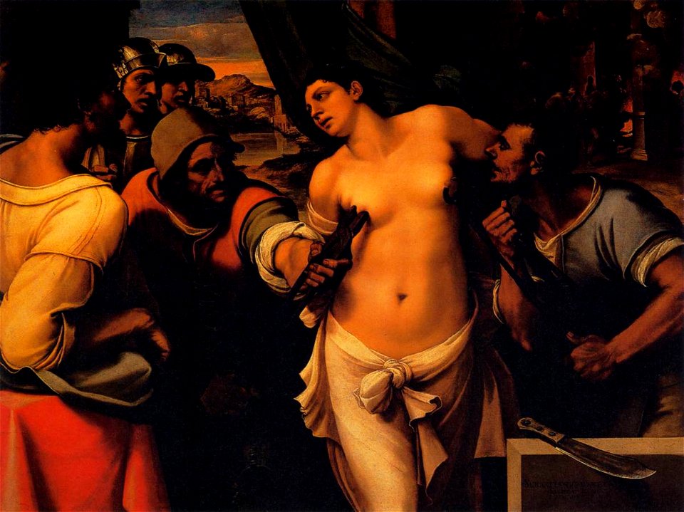Sebastiano del Piombo - Martyrdom of St Agatha - WGA21109
