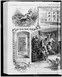 Secrets of the prison-house-the black hole of Washington, D.C. - from sketches made on the spot by our special artist, Mr. A. Lumley. LCCN91795204