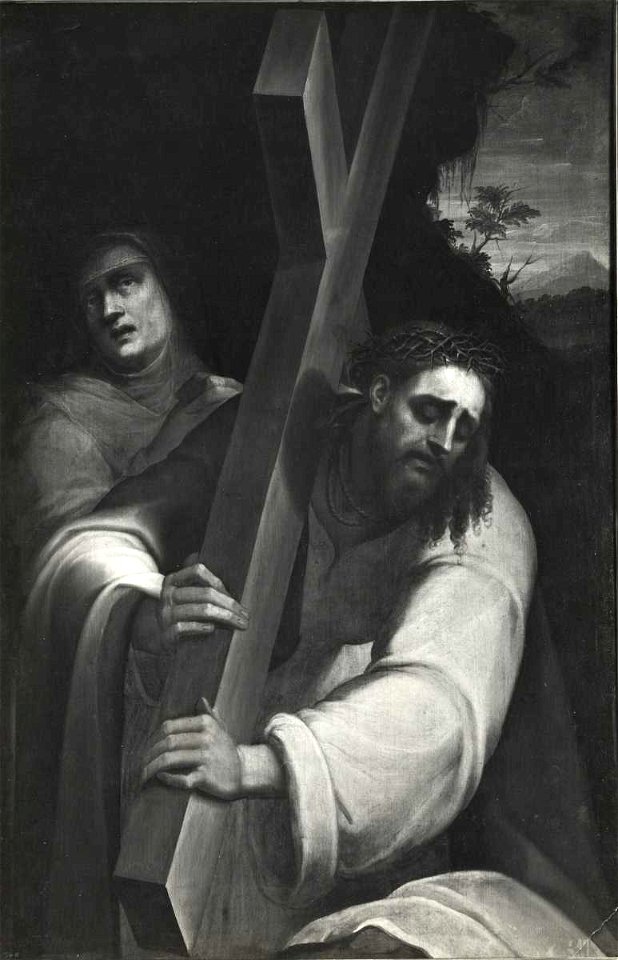 Sebastiano del Piombo - Cristo portacroce con la Madonna, Galleria Borghese,