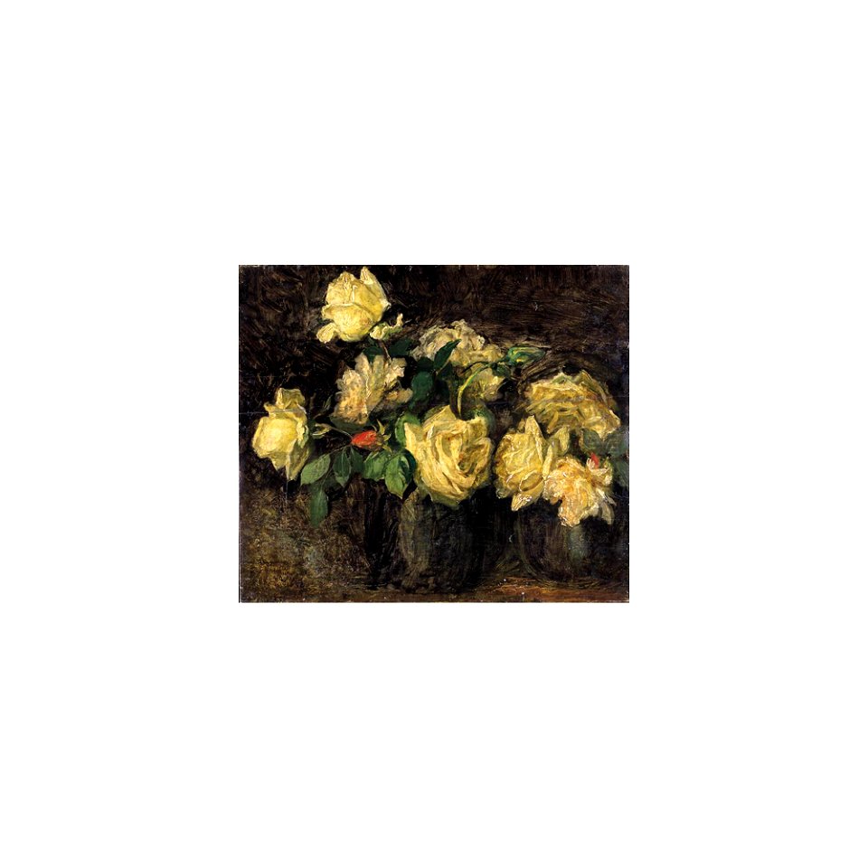 Segantini - ROSE BIANCHE, 1880-1882, lot.81