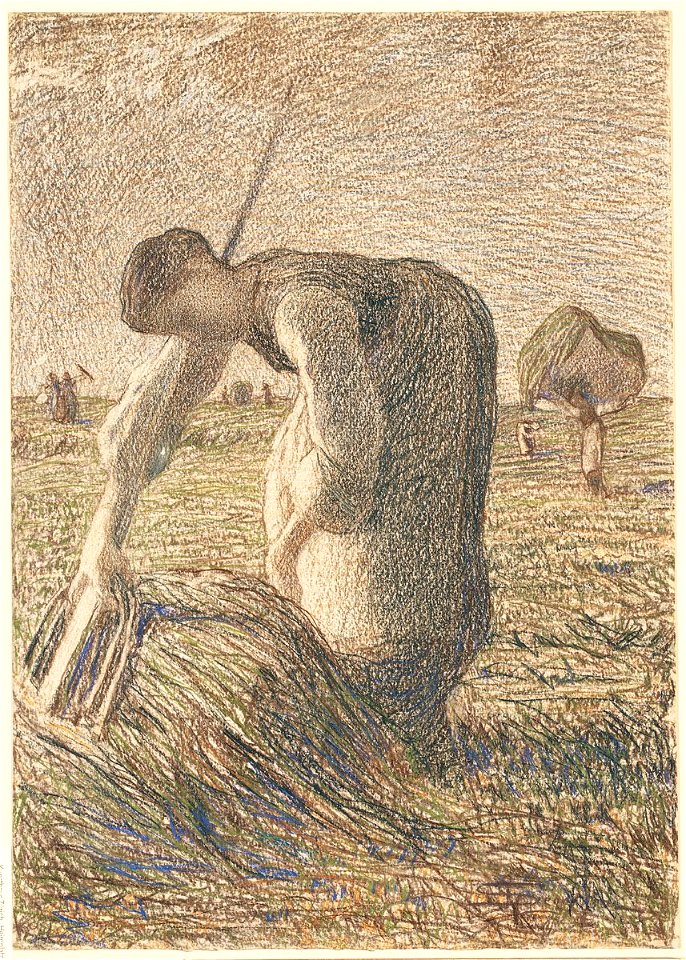 Segantini - Hay Harvest, 1900-287, 1889–1890