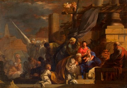Sebastien Bourdon - De aanbidding door de drie koningen - 0547 - Rijksmuseum Twenthe