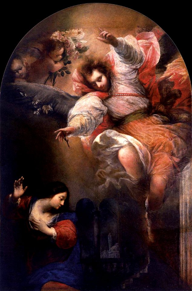 Sebastiano Mazzoni - Annunciation - WGA14727