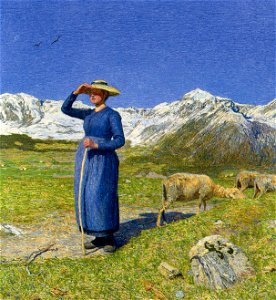 Segantini - Midday in the Alps, 1891
