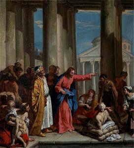 Sebastiano Ricci (1659-1734) - Christ Healing the Lame Man at the Pool of Bethesda - 541105 - National Trust