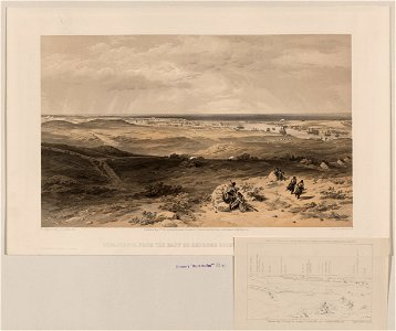 Sebastopol from the east or extreme right of English attack - W. Simpson delt. ; T. Picken lith. LCCN2004672590