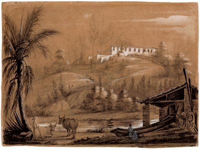 Sede de fazenda nos arredores do Rio de Janeiro (atribuído) (3), da Coleção Brasiliana Iconográfica