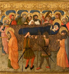 Second Master of Estopiñán - Virgin Borne to Burial - Google Art Project