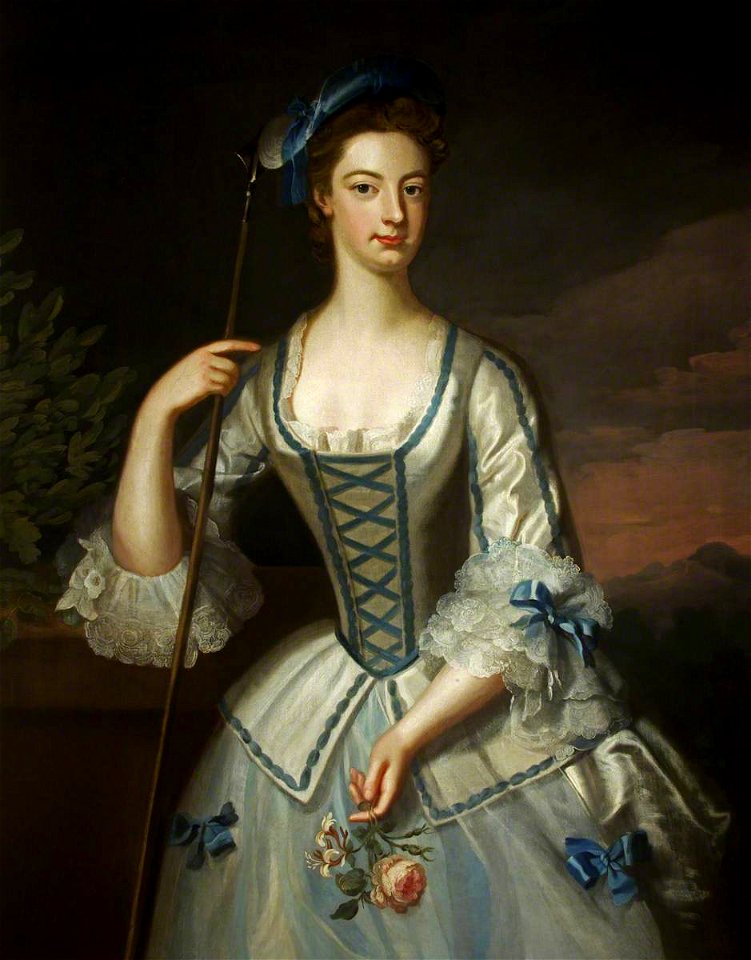 Enoch Seeman the younger (c.1694-1745) - Lady Rachel Cavendish (1697–1780), Lady Morgan, as a Shepherdess - 1553421 - National Trust