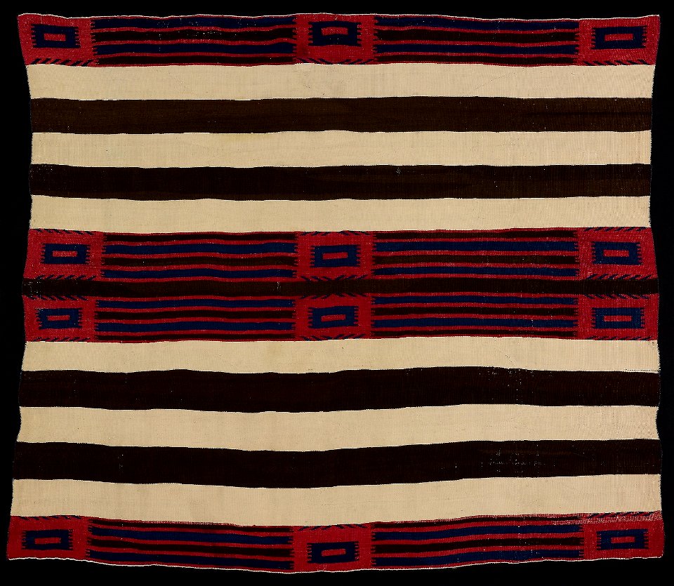 Second Phase Chief Blanket - ca. 1850-65 - Art Institute Chicago
