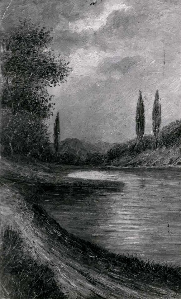 Segantini - Paesaggio con il lago di Ledro, Collezione privata, Roma