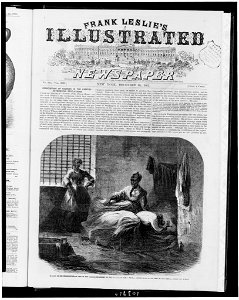 Secrets of the prison-house-a cell in the female department of the Washington jail - from a sketch made on the spot by our special artist, Mr. Lumley. LCCN91795088