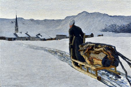 Segantini - Return from the Wood, 1890