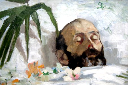 Segantini Bildnis eines Toten 1886
