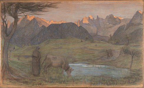 Segantini - Study for La Vita, 2018.53, 1897